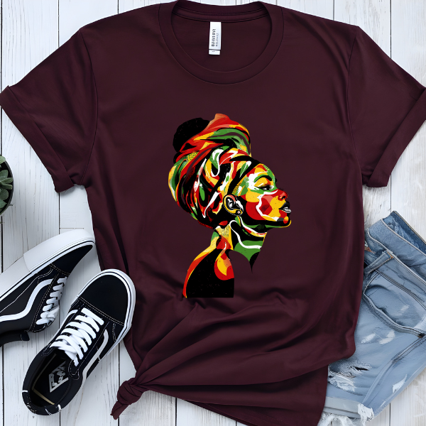 Celebrate Cultural Elegance with Our Black History-Inspired T-shirt