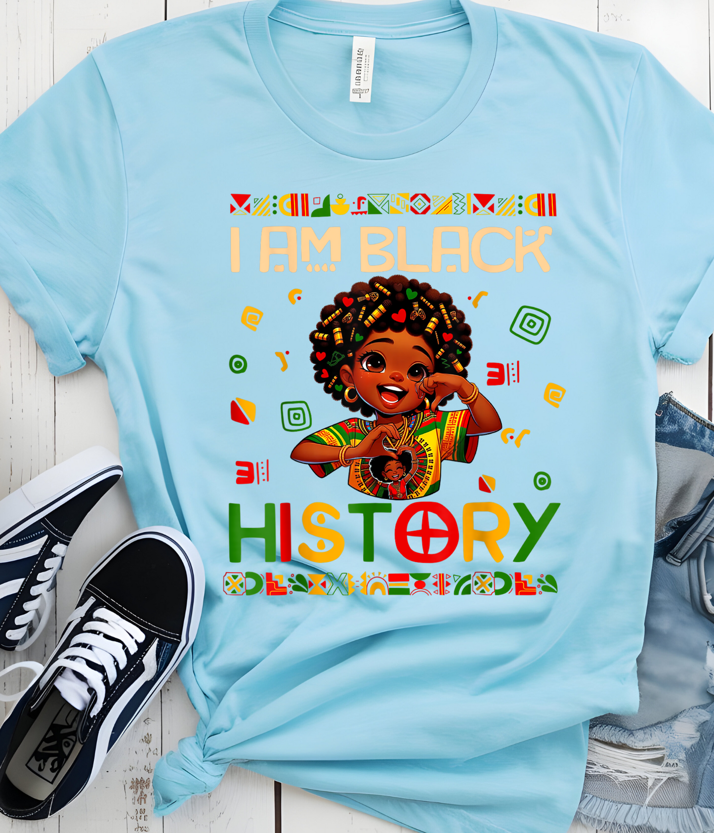 Cutie Girl Black History T-Shirt