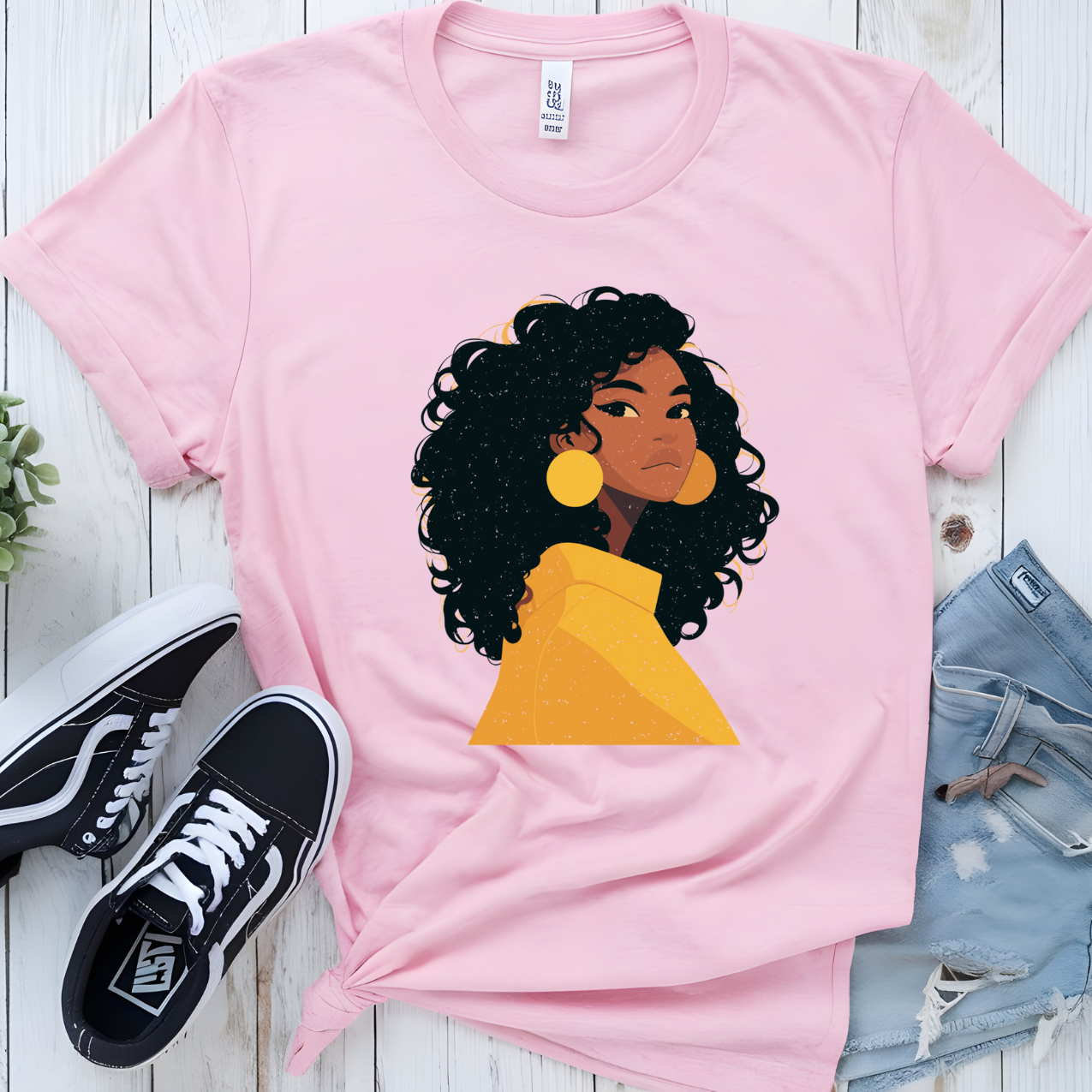 Black woman, black beauty T-shirt