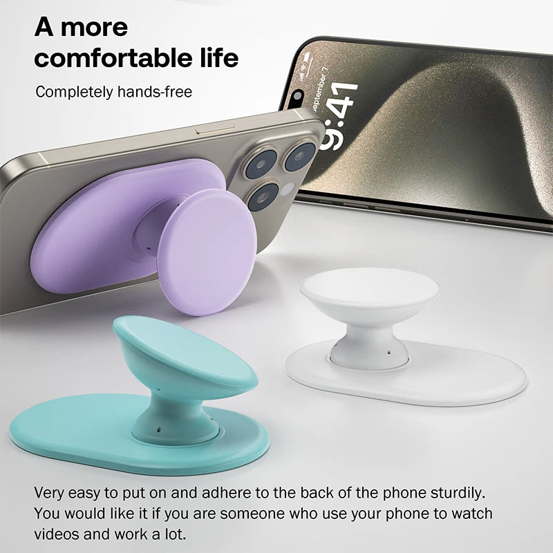 Magnetic Oval Phone Grip Stand Holder