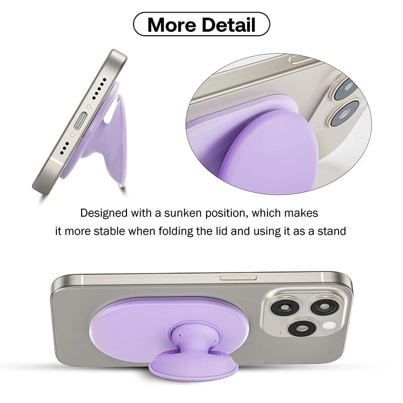 Magnetic Oval Phone Grip Stand Holder