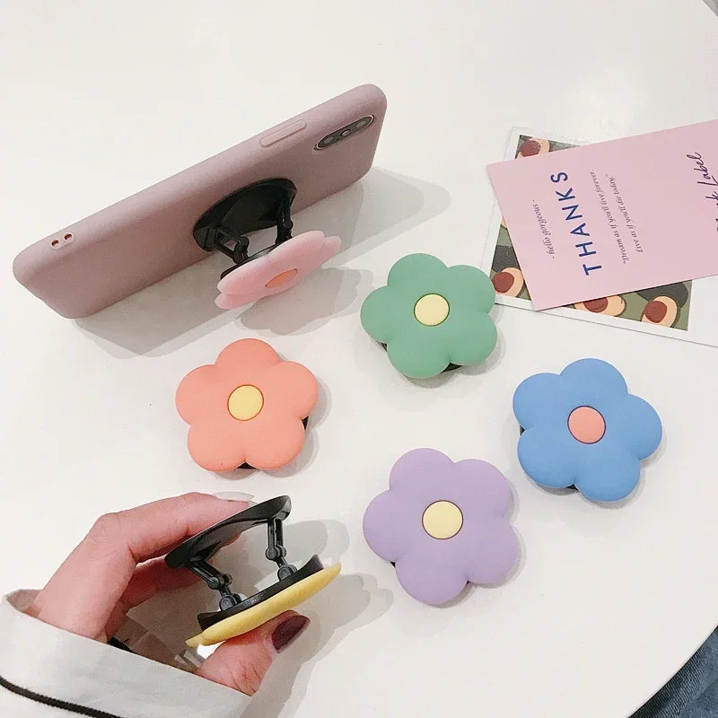 Cartoon Cute Animal Folding Mobile Phone Socket Pocket Stand