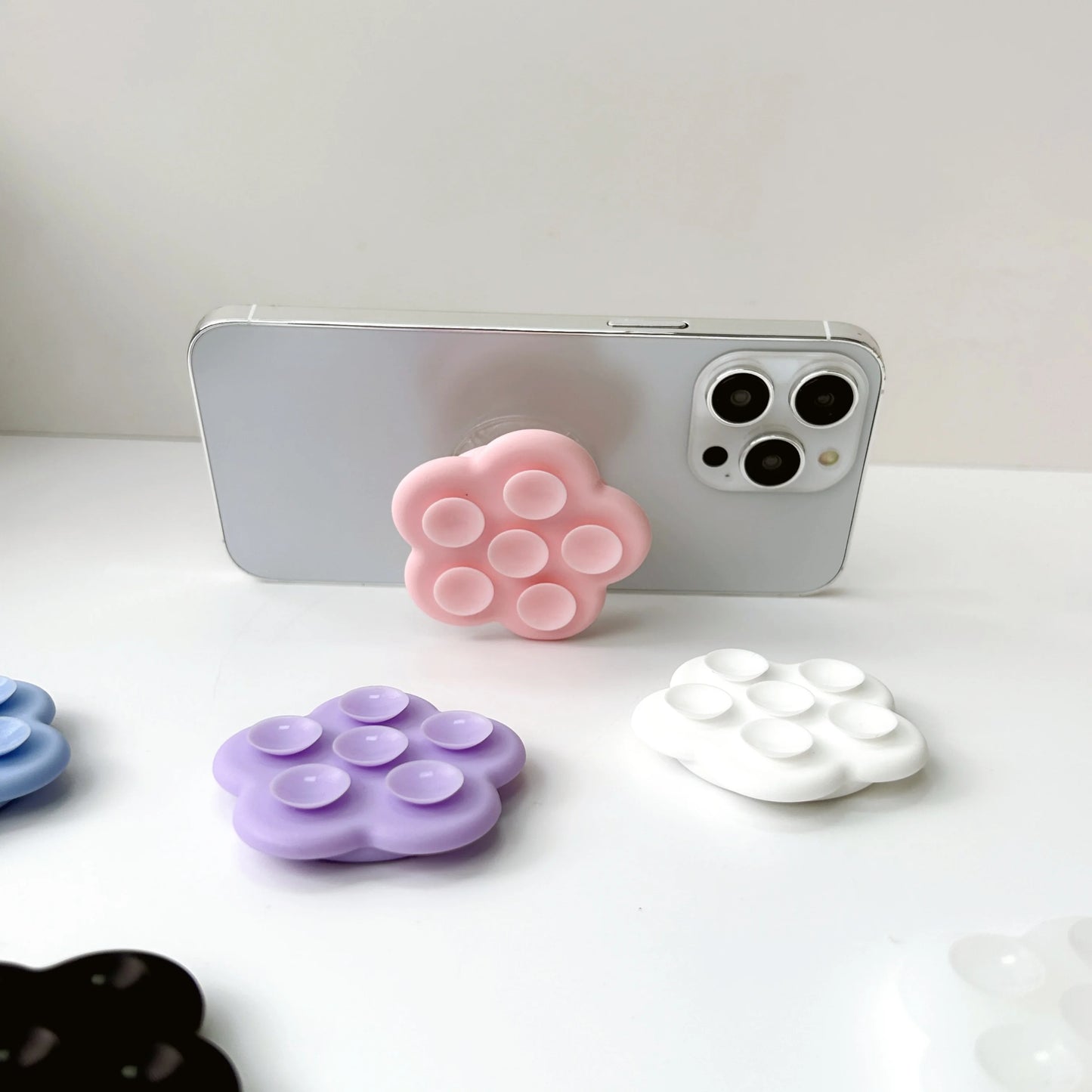 Flower Suction Cup Sticky Phone Grip Holder