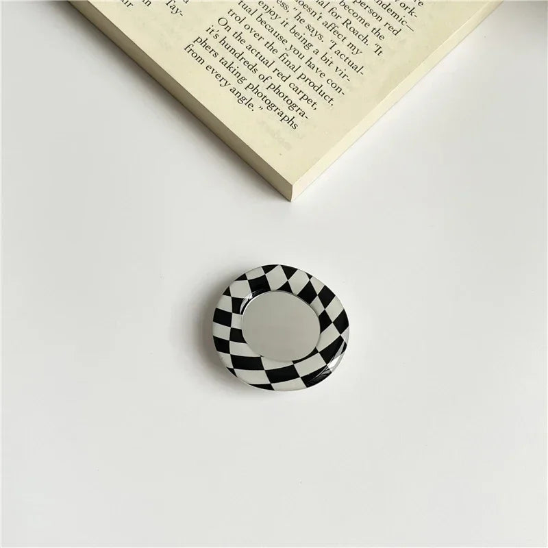 Cute Mirror Tulip Flower Mobile Phone Grip Holder Socket Pocket Finger Ring Stand