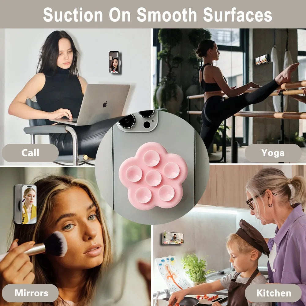 Flower Suction Cup Sticky Phone Grip Holder