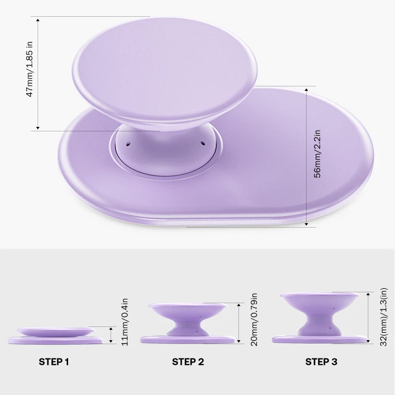 Magnetic Oval Phone Grip Stand Holder