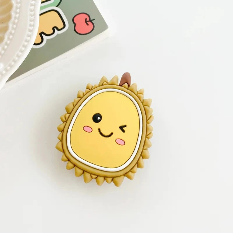 Cute Fruit Strawberry Foldable Grip Socket Pocket Finger Bracket Stand