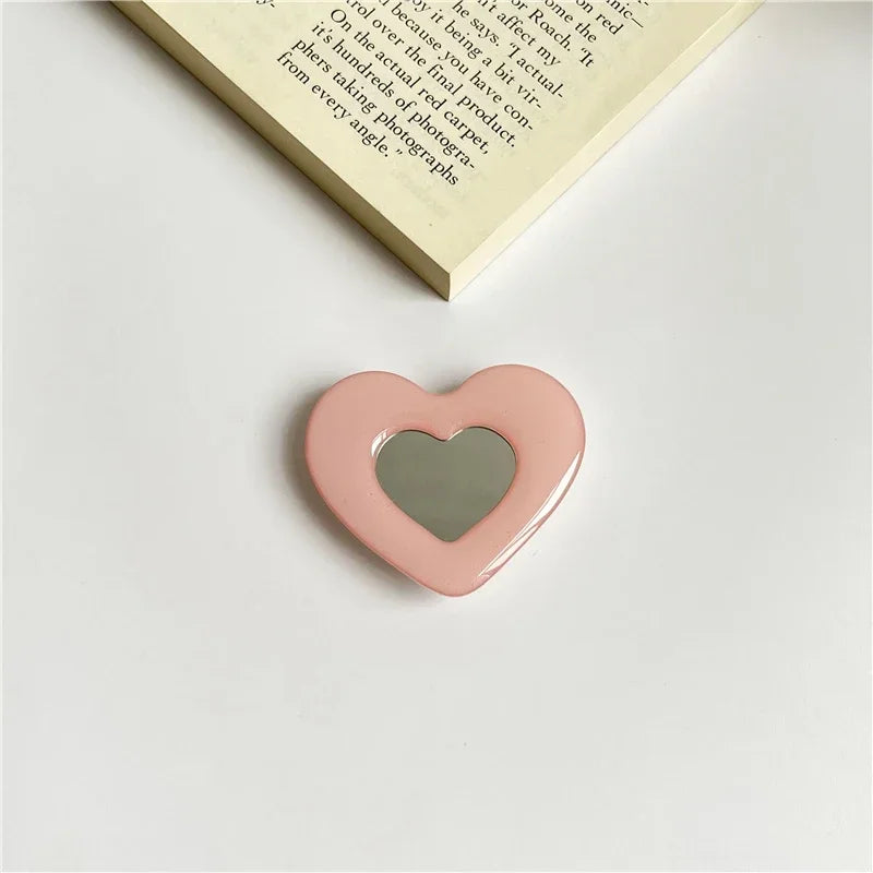 Cute Mirror Tulip Flower Mobile Phone Grip Holder Socket Pocket Finger Ring Stand
