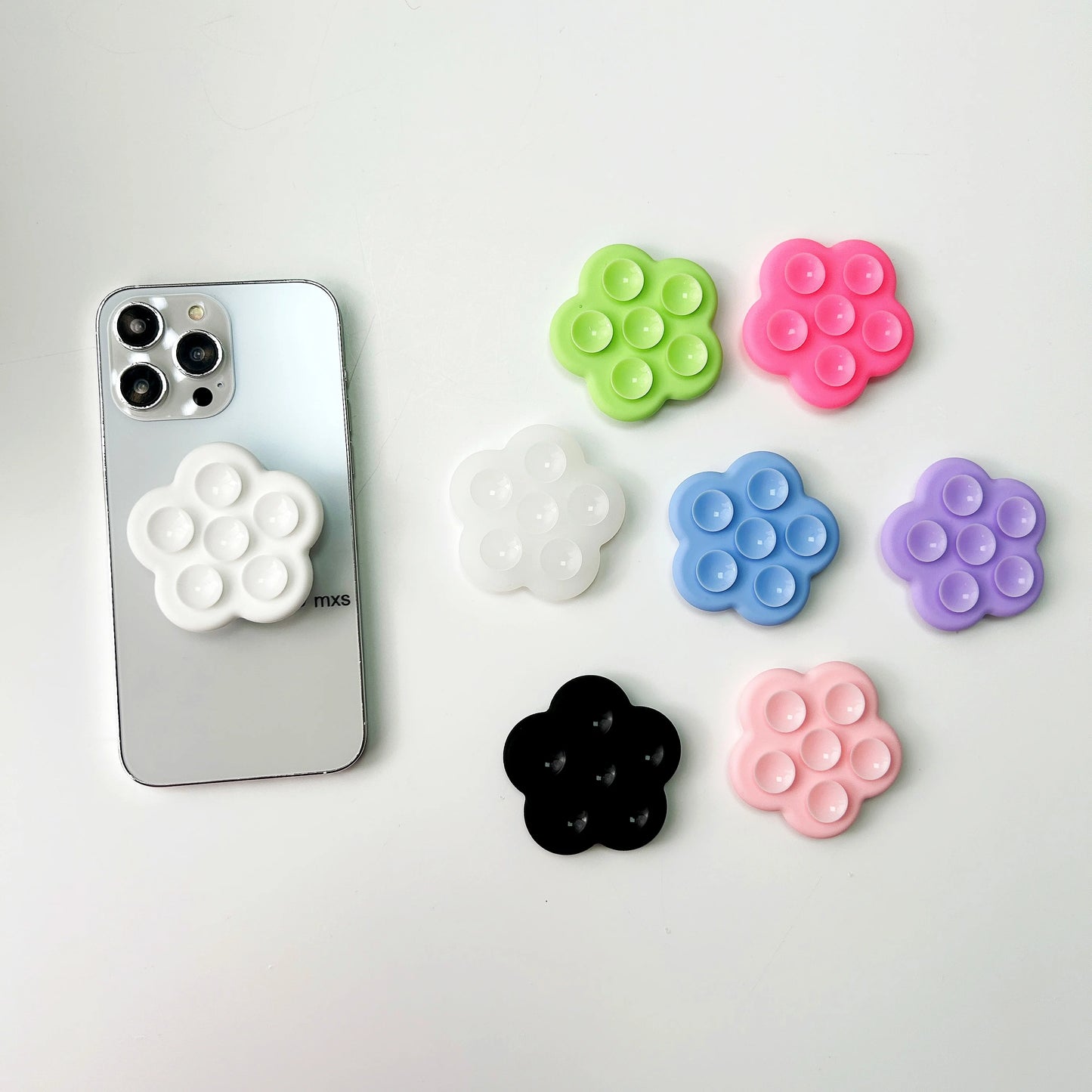 Flower Suction Cup Sticky Phone Grip Holder
