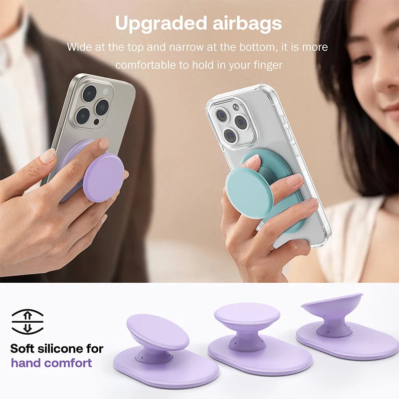 Magnetic Oval Phone Grip Stand Holder