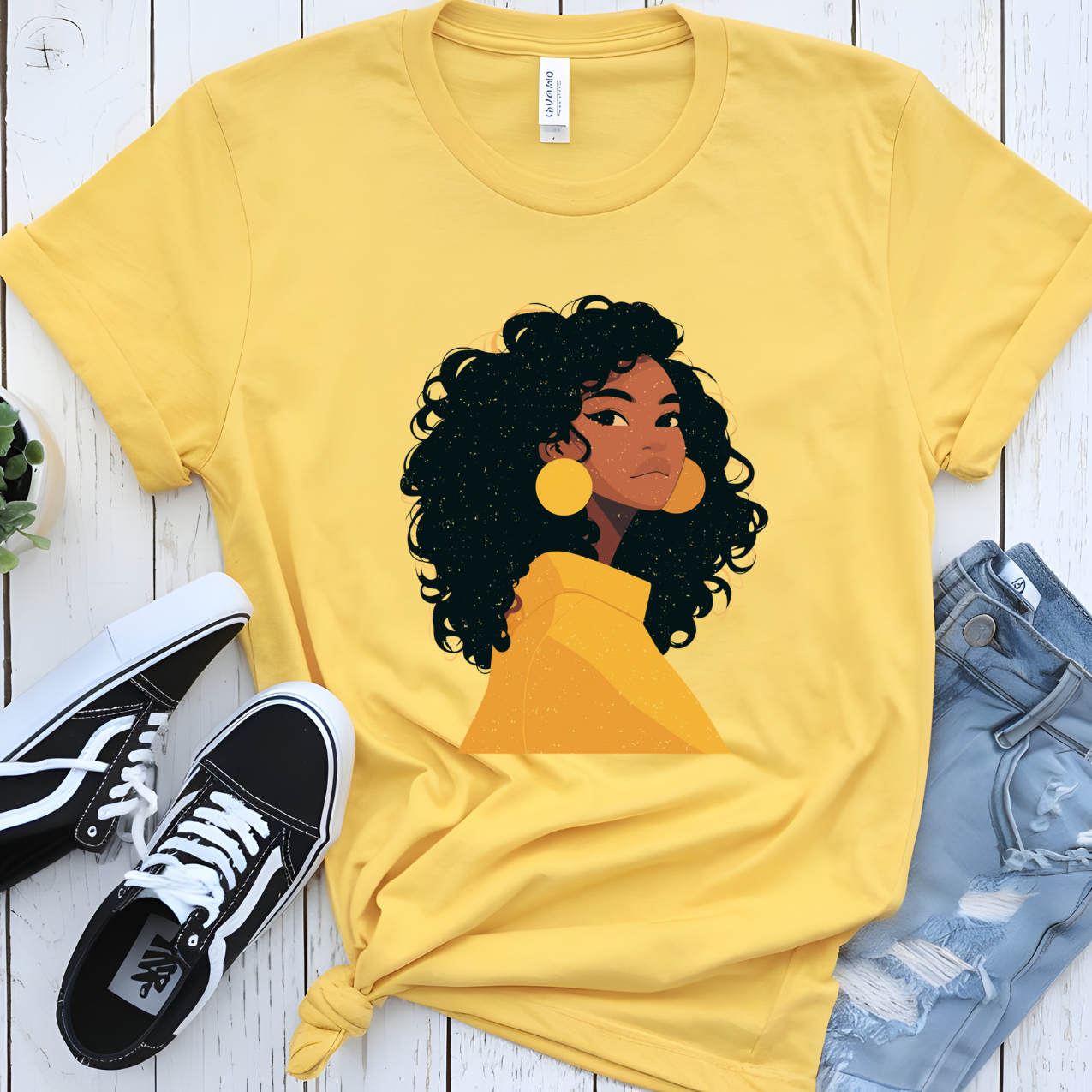 Black woman, black beauty T-shirt
