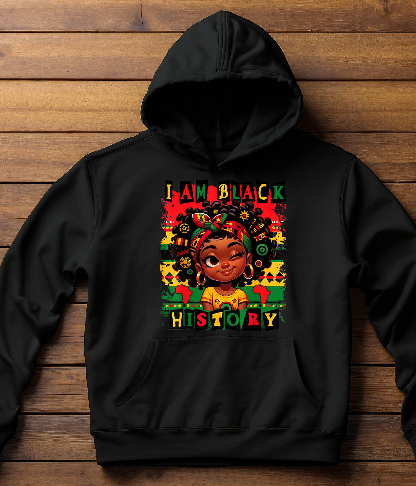 Cute Girl I AM Black History T-shirt