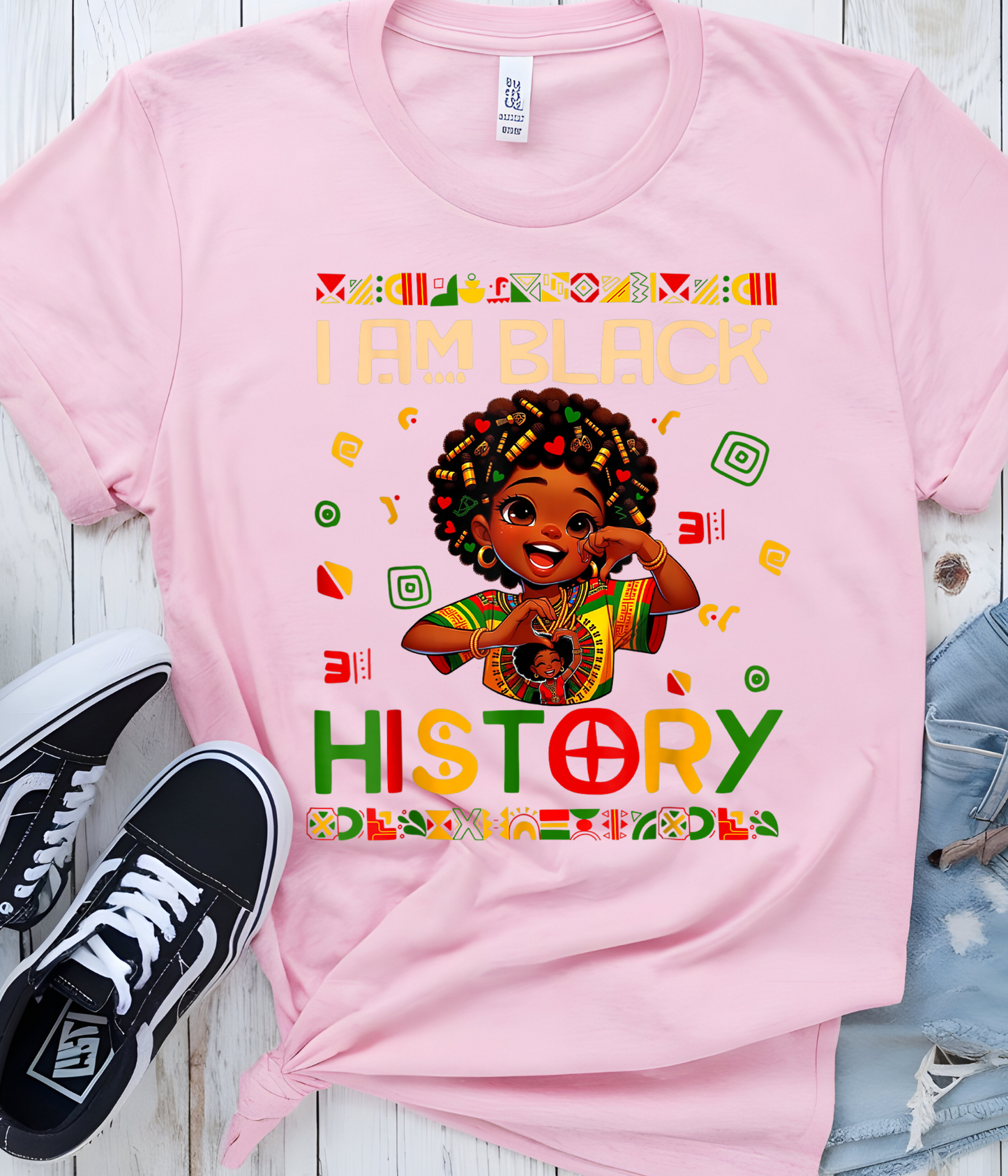 Cutie Girl Black History T-Shirt
