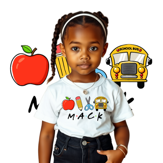 Mack is back to school t-shirt