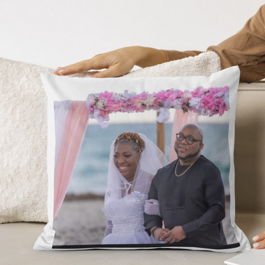 Custom Zippered Pillowcase 16X16 (Twin Sides)