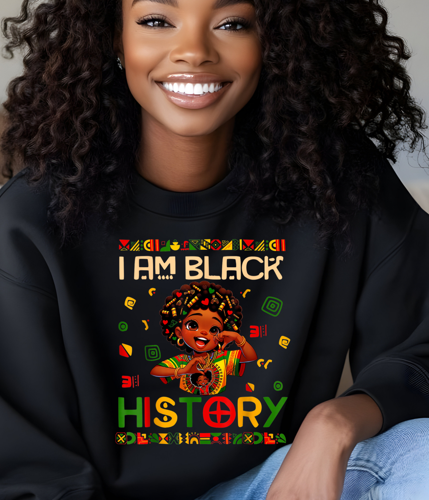 Cutie Girl Black History T-Shirt